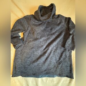 Lands' End Navy and Black Sweater/Sweatshirt